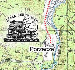Mapa dojazdu ze strzebielina